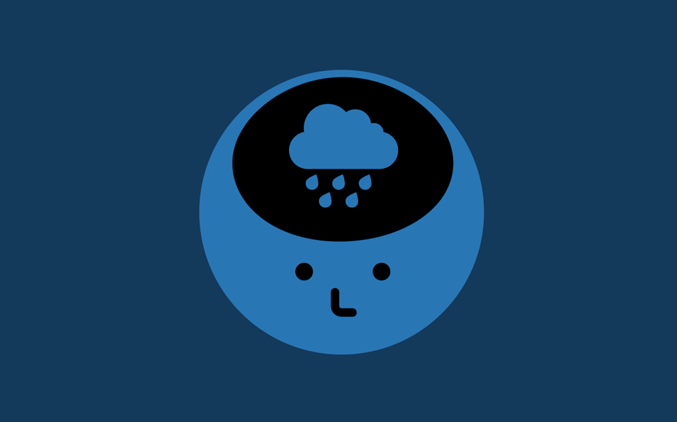 gráfico de depresión mayor