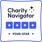 charity navigator four star rating badge